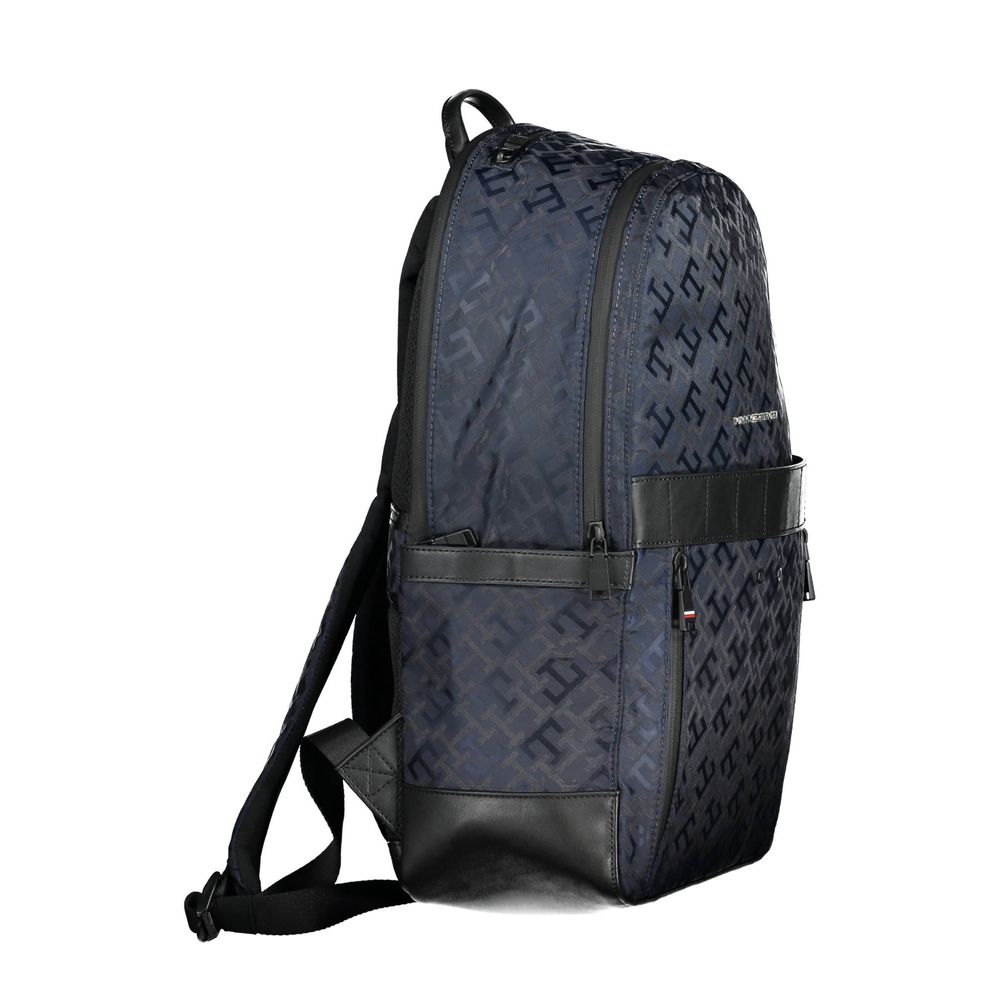 Tommy Hilfiger blauwe polyester herenrugzak
