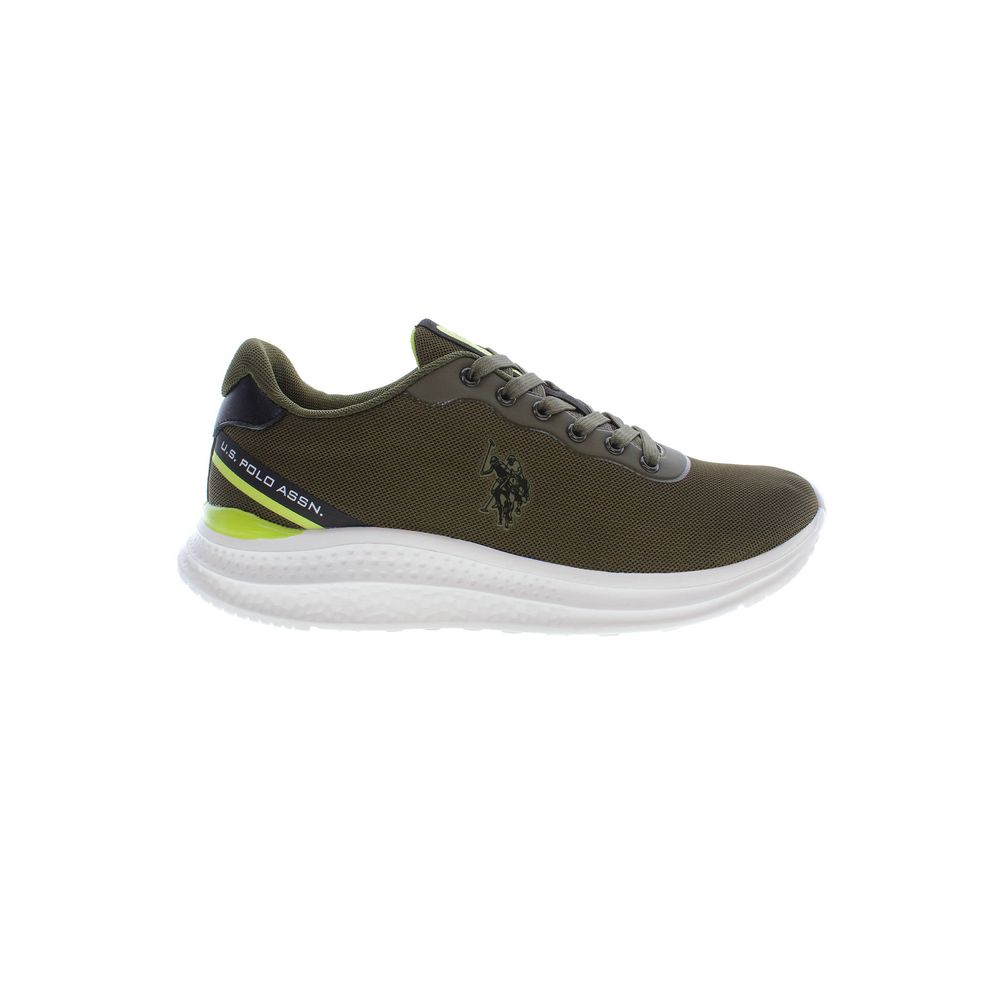 U.S. POLO ASSN. Groene polyester herensneaker
