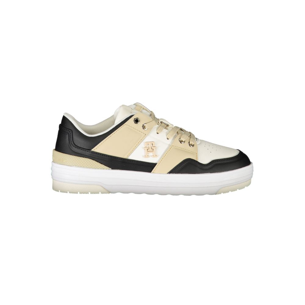 Tommy Hilfiger White Leather Women's Sneaker