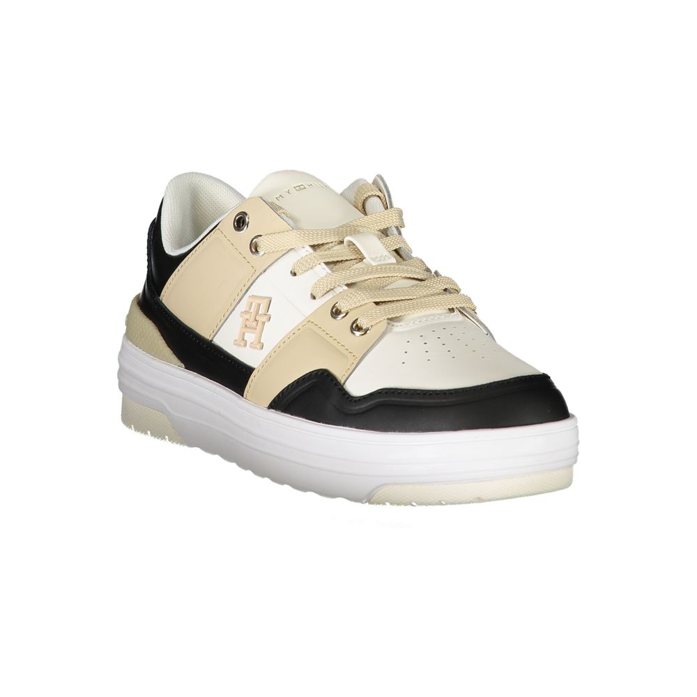Tommy Hilfiger White Leather Women's Sneaker