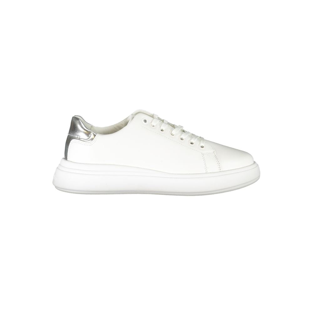 Calvin Klein White Leather Women's Sneaker
