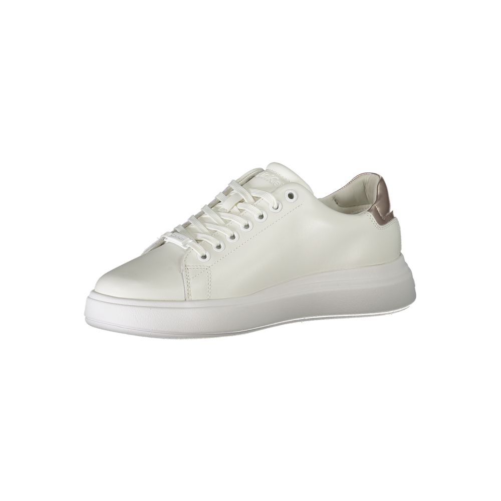 Calvin Klein White Leather Women's Sneaker
