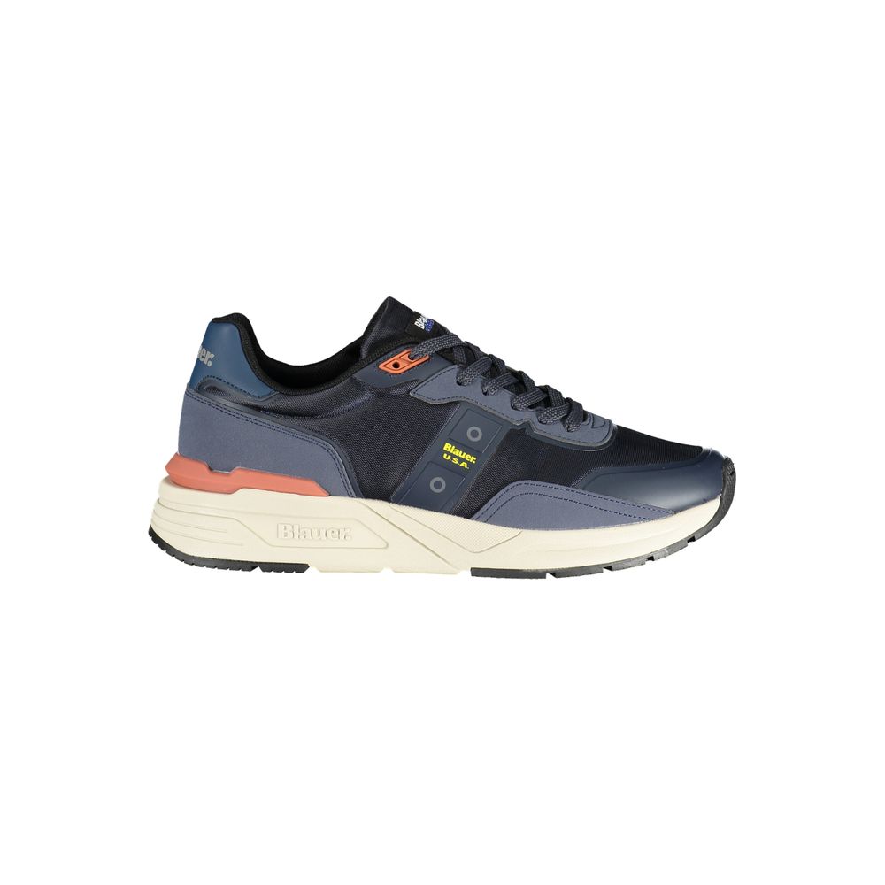 Blauer Blue Polyurethane Men's Sneaker