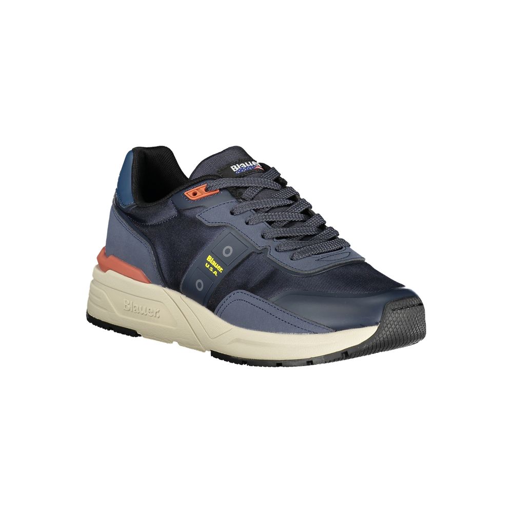 Blauer Blue Polyurethane Men's Sneaker