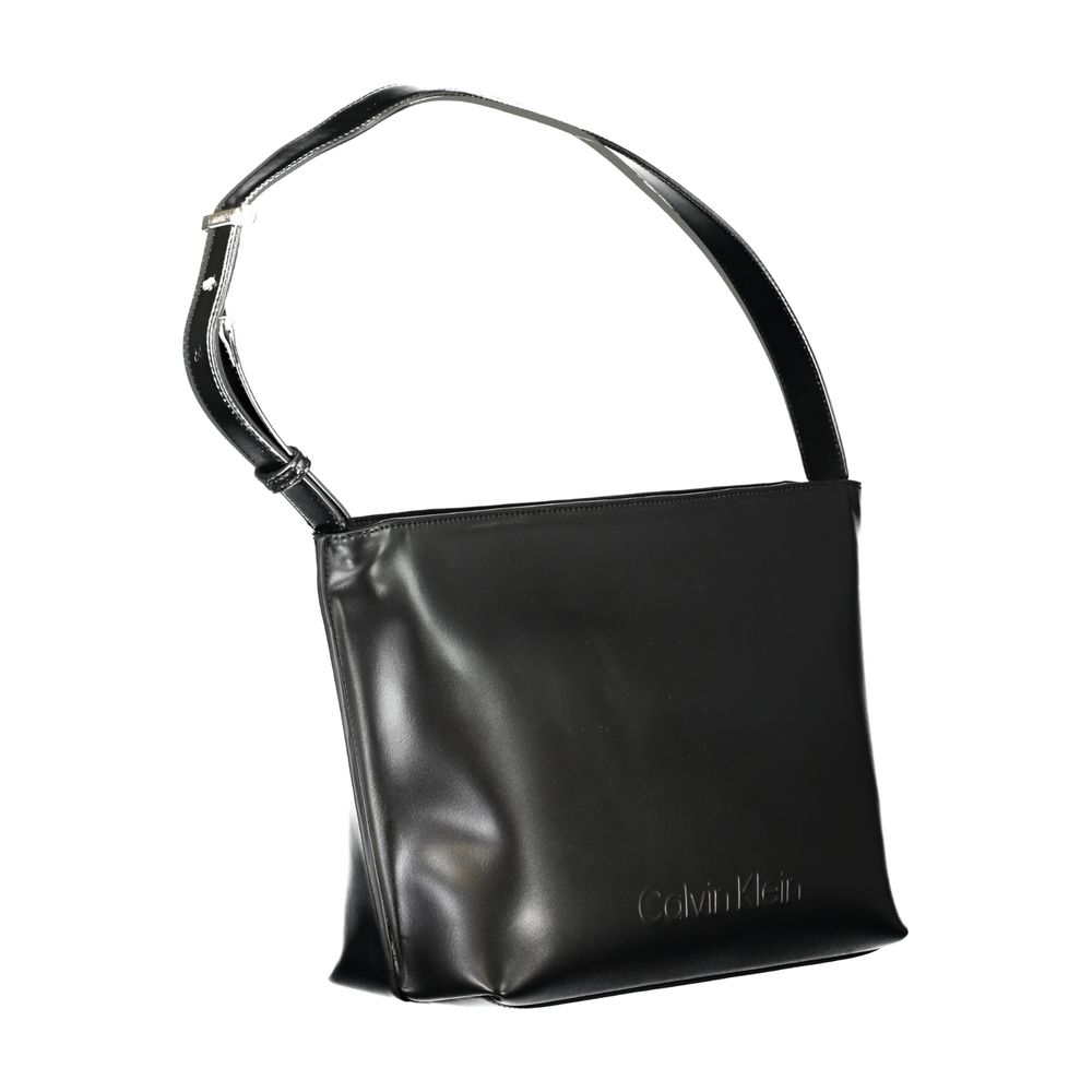Calvin Klein Black Polyester Women's Shoulder Bag