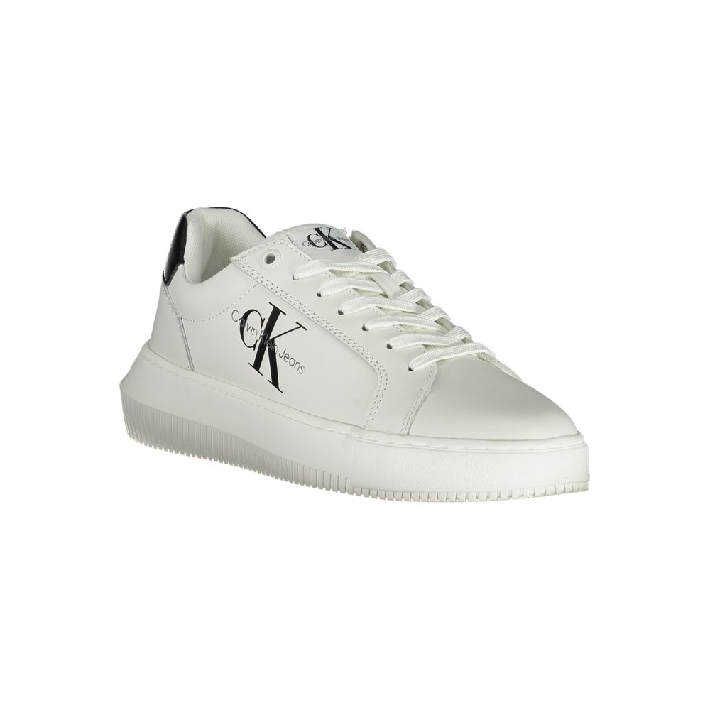 Calvin Klein White Leather Women's Sneaker