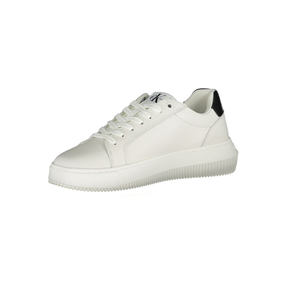 Calvin Klein White Leather Women's Sneaker