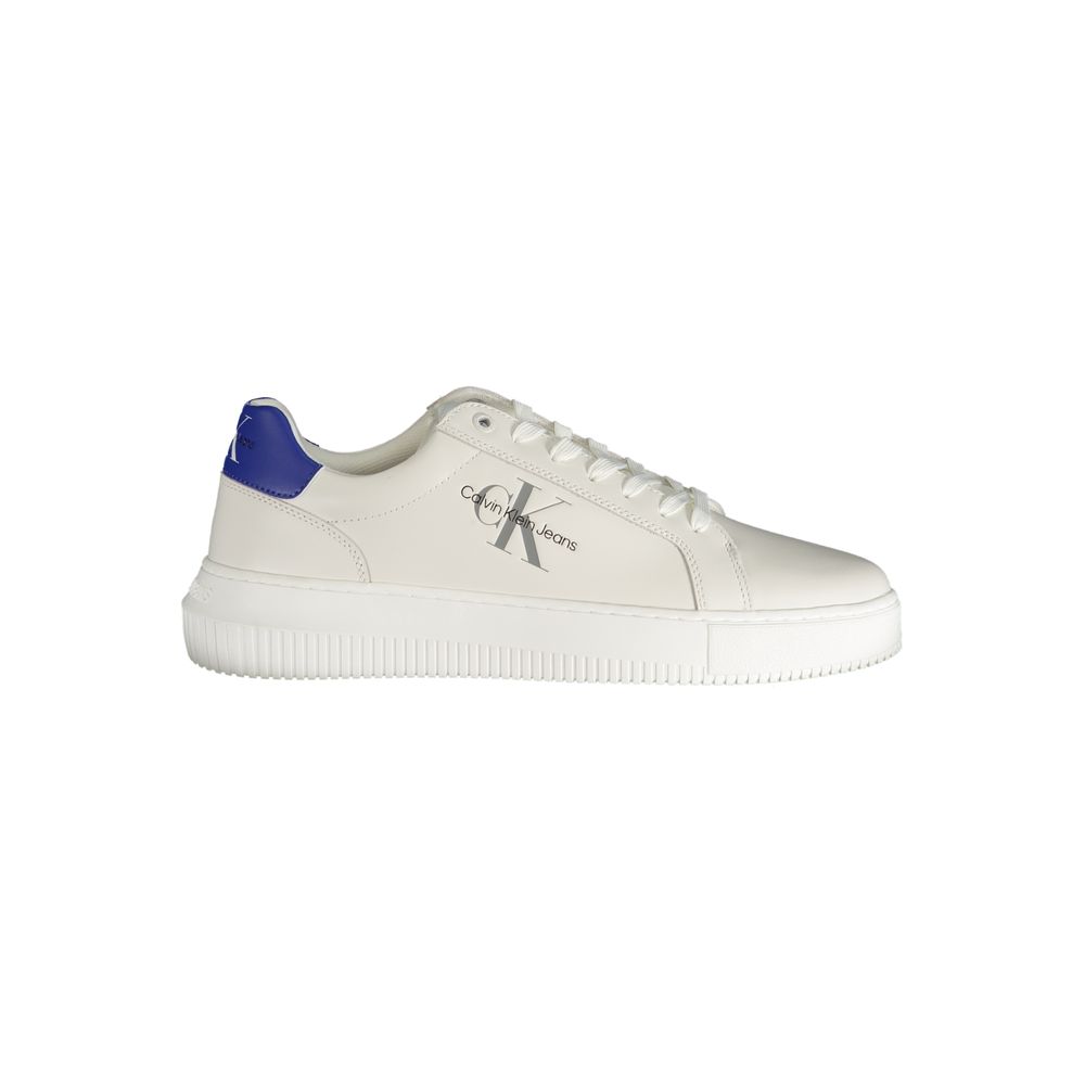 Calvin Klein White Leather Men's Sneaker