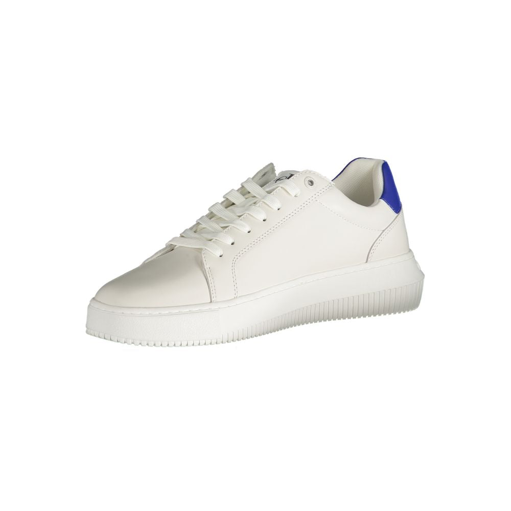 Calvin Klein White Leather Men's Sneaker