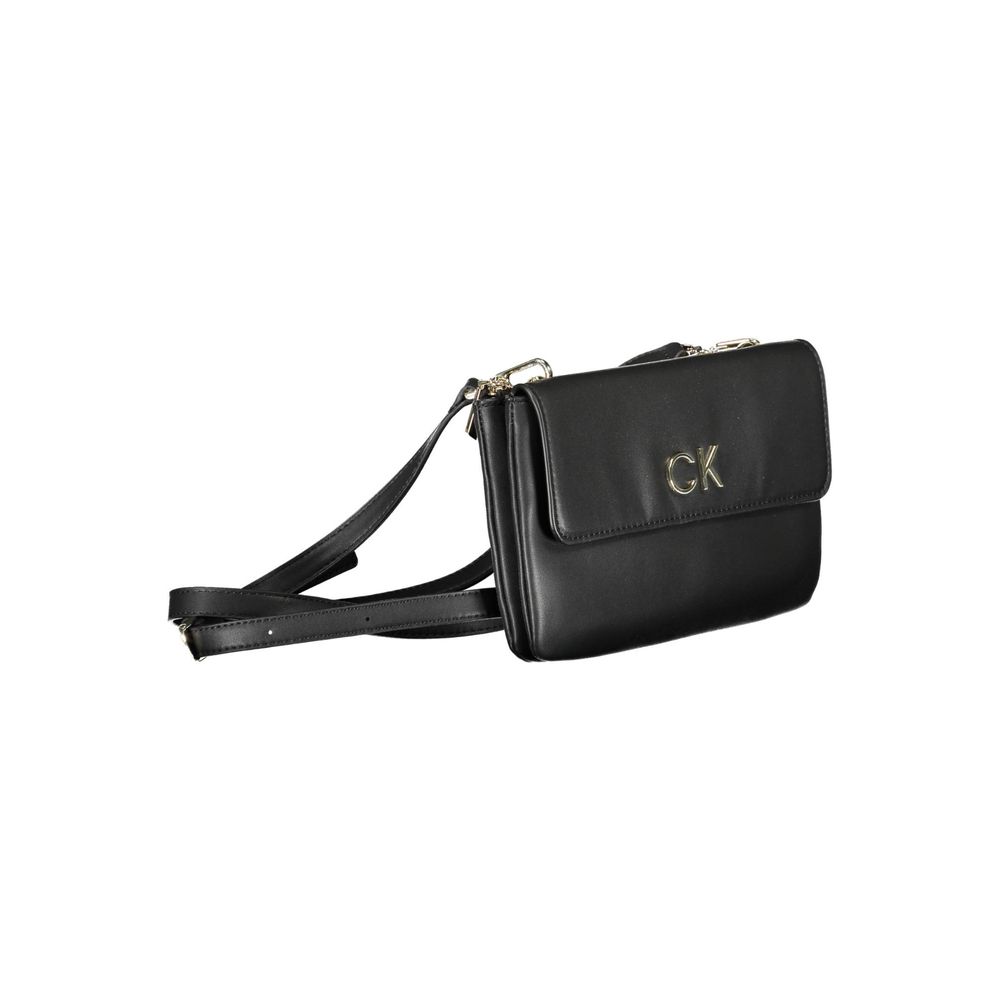 Calvin Klein Zwarte Polyester Dameshandtas