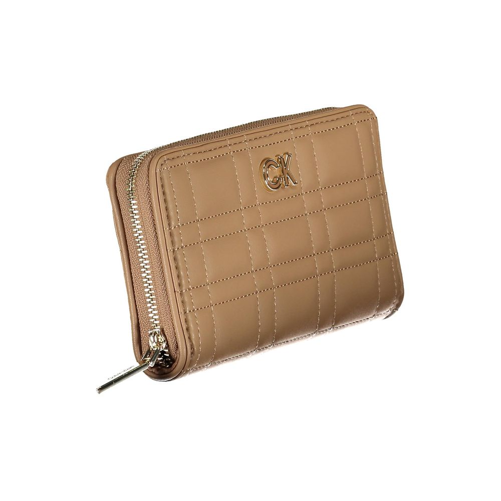 Calvin Klein Beige Polyester Women's Wallet