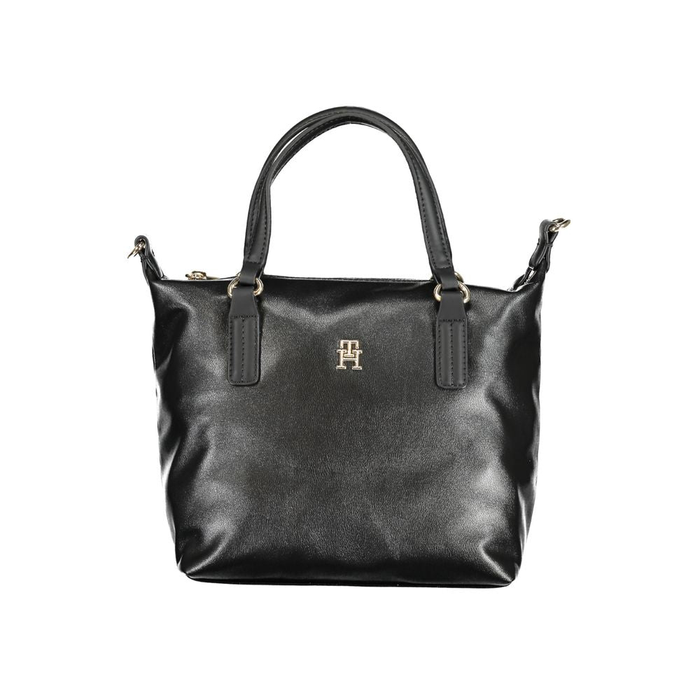 Tommy Hilfiger Black Polyester Women's Handbag