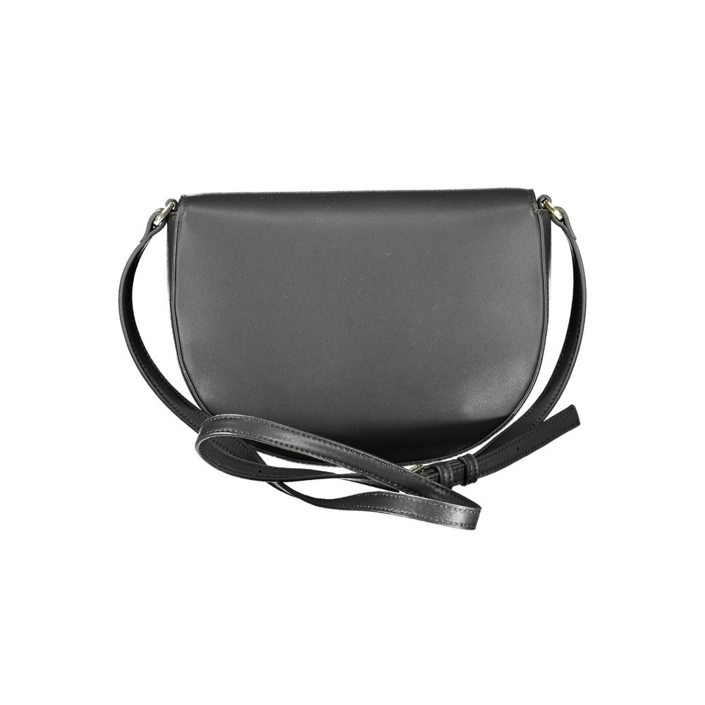 Calvin Klein Black Polyurethane Women's Shoulder Bag