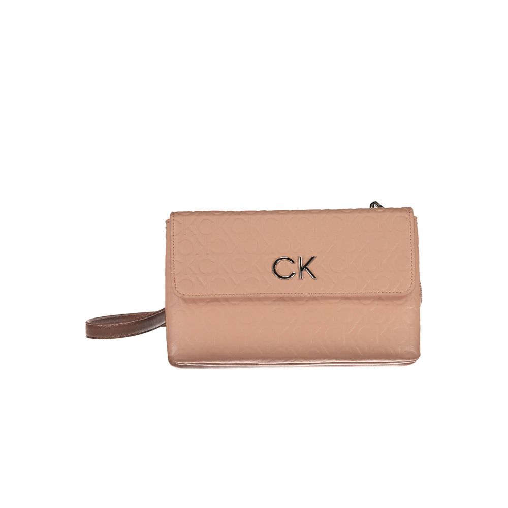 Calvin Klein Pink Polyester Women Shoulder Bag