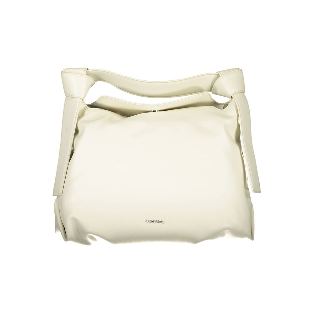 Calvin Klein Beige Polyester Women's Handbag