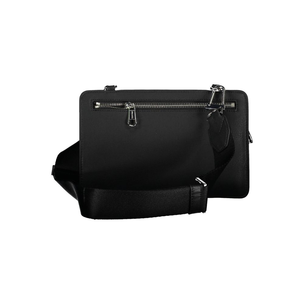 Calvin Klein Zwarte Polyester Heren Schoudertas