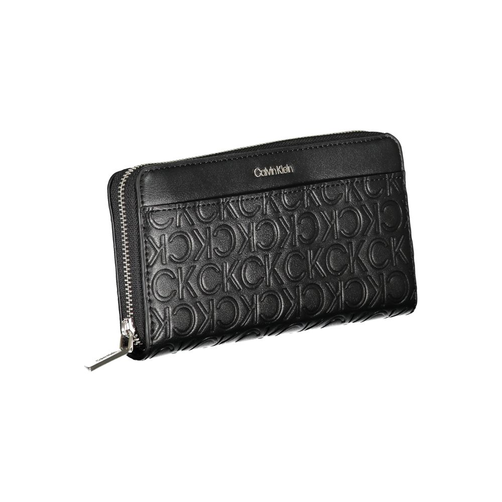 Calvin Klein Black Polyurethane Women's Wallet