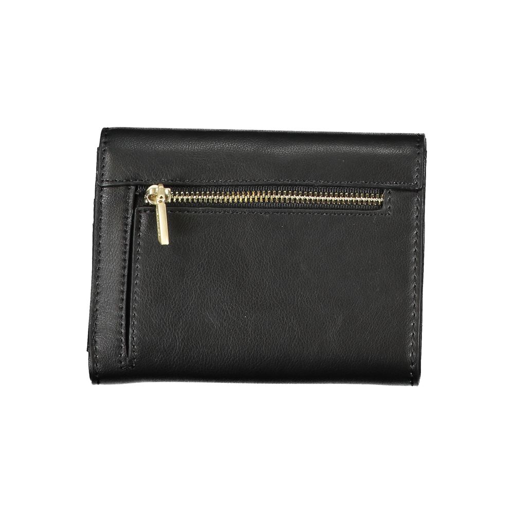 Calvin Klein Nero Polyurethaan Dames Portemonnee