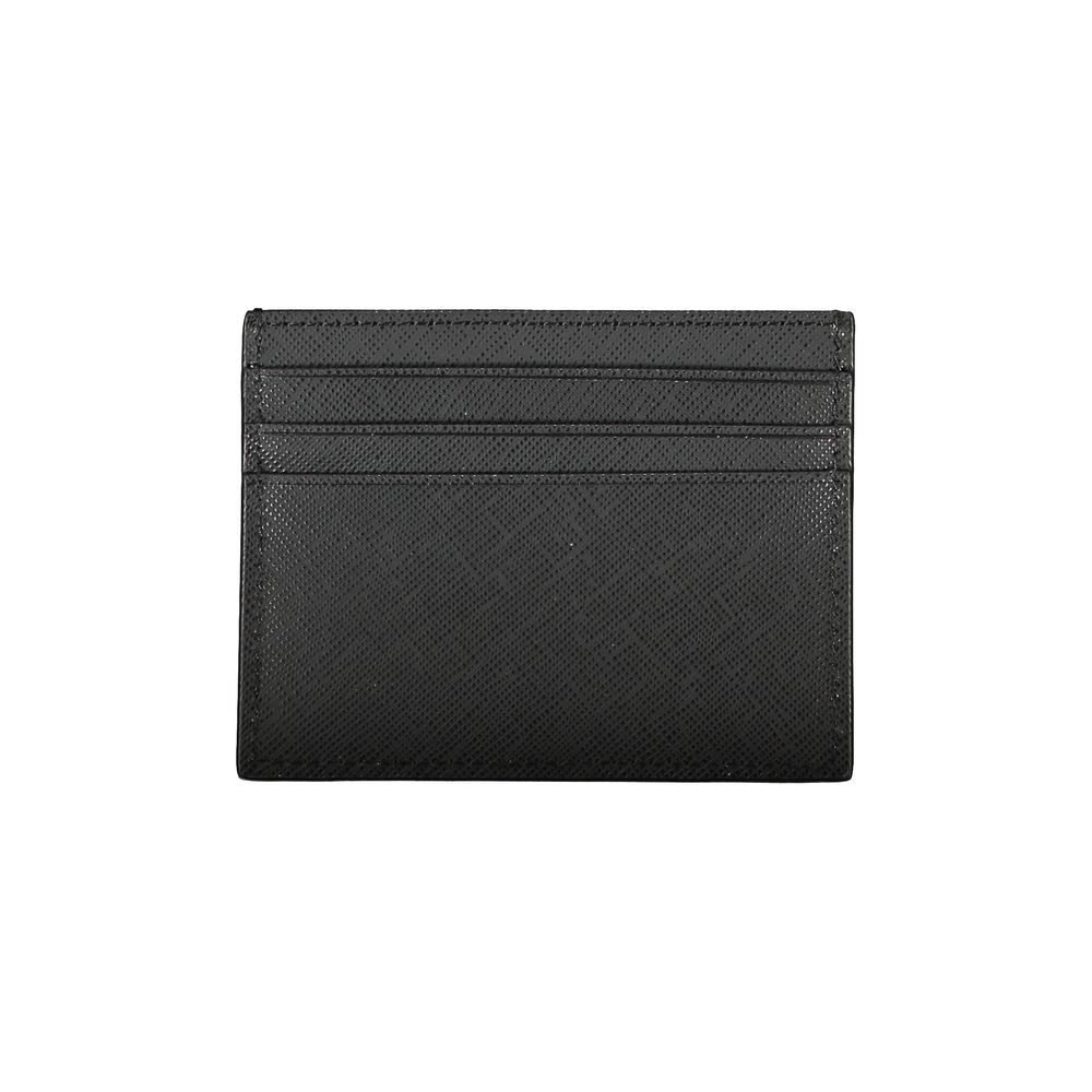 Tommy Hilfiger Zwarte Leren Portemonnee voor Heren