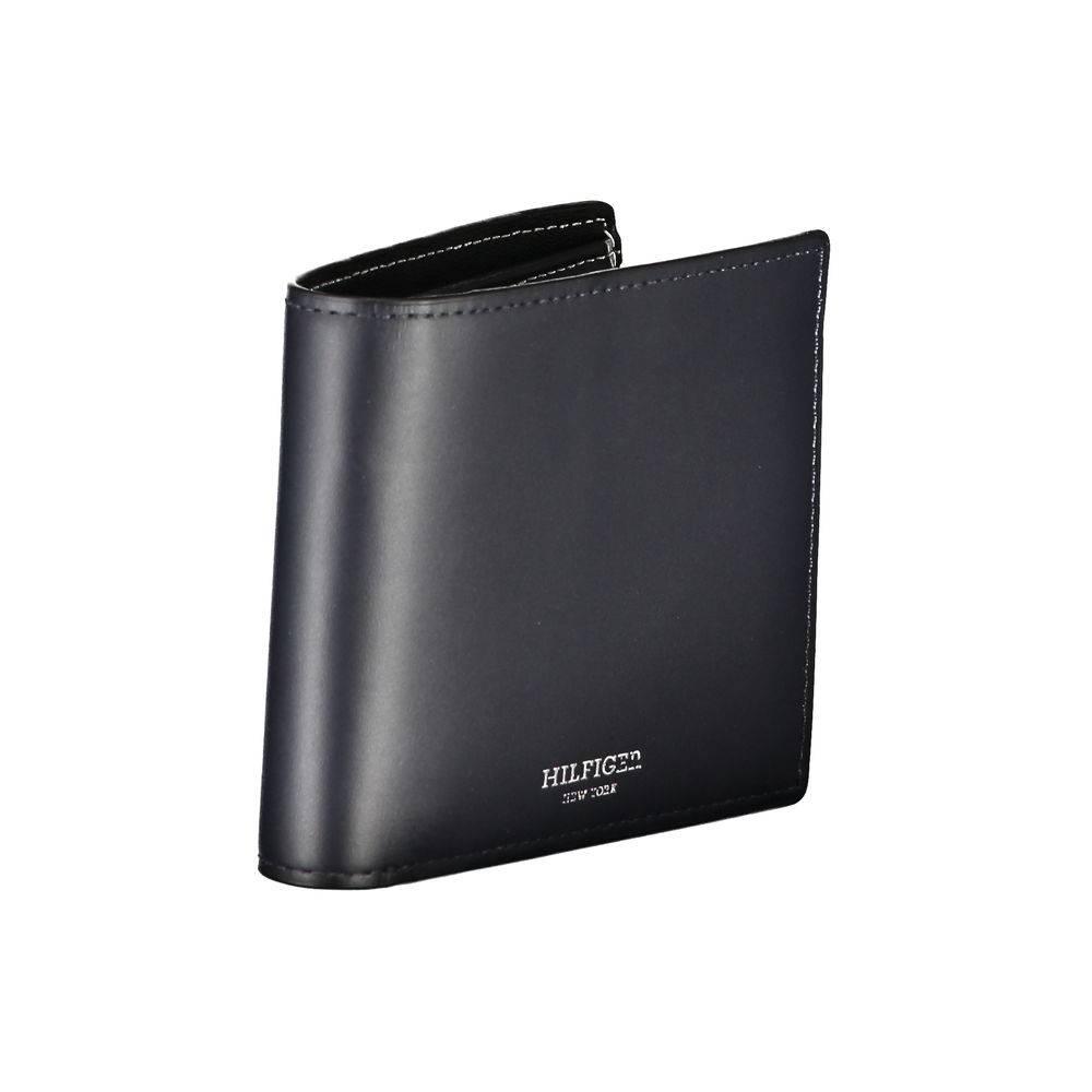 Tommy Hilfiger Blue Leather Men's Wallet