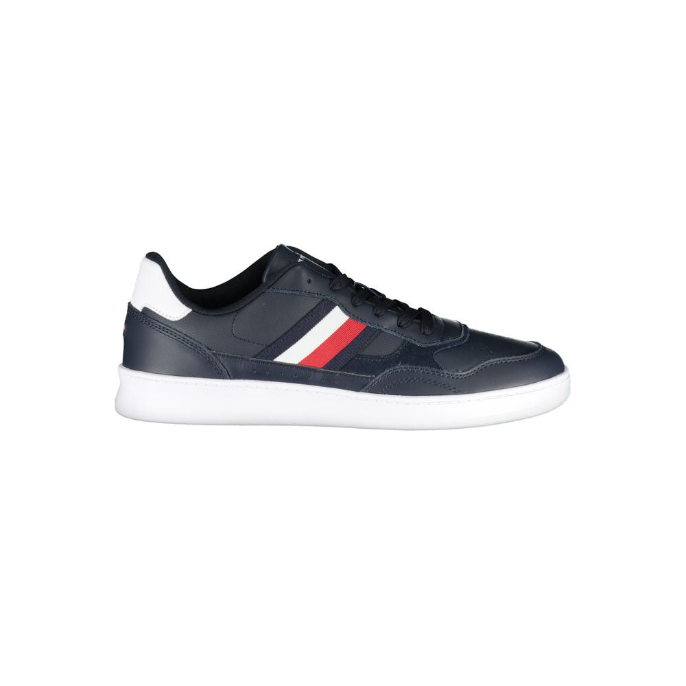 Tommy Hilfiger Blue Polyurethane Men's Sneaker