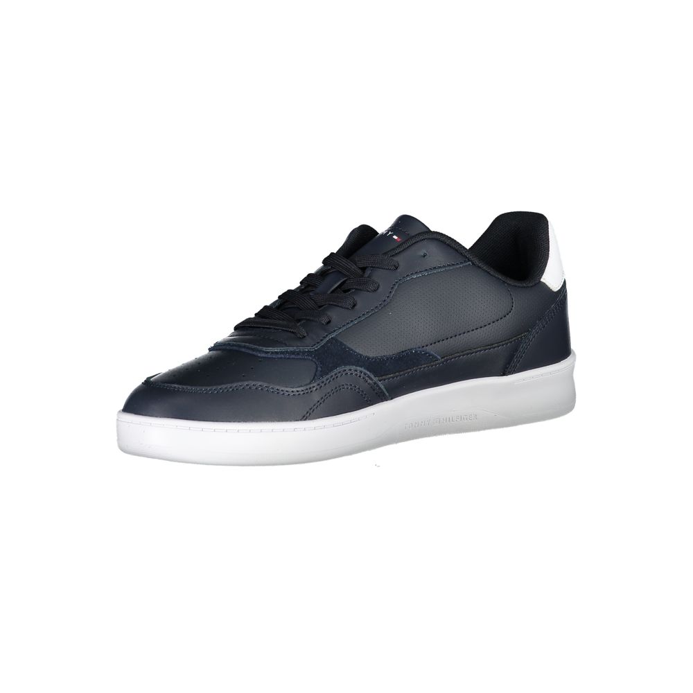 Tommy Hilfiger Blue Polyurethane Men's Sneaker