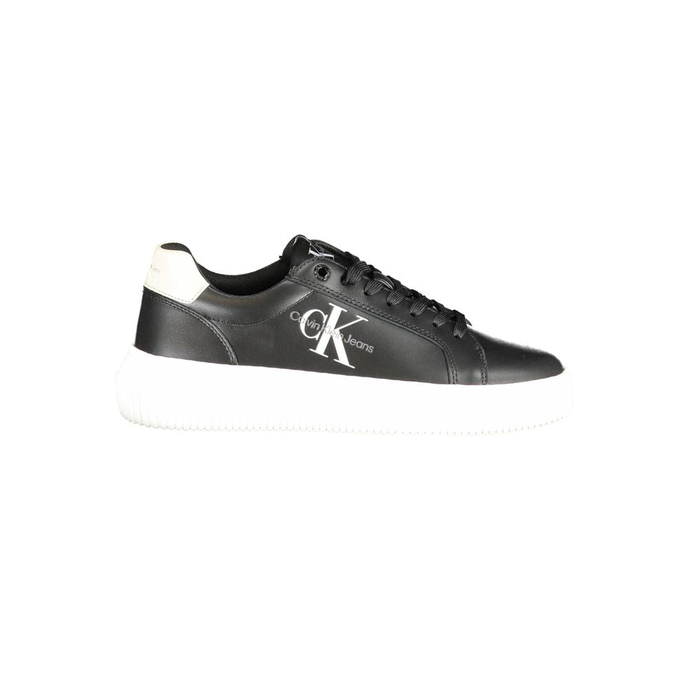 Calvin Klein White Polyester Men's Sneaker