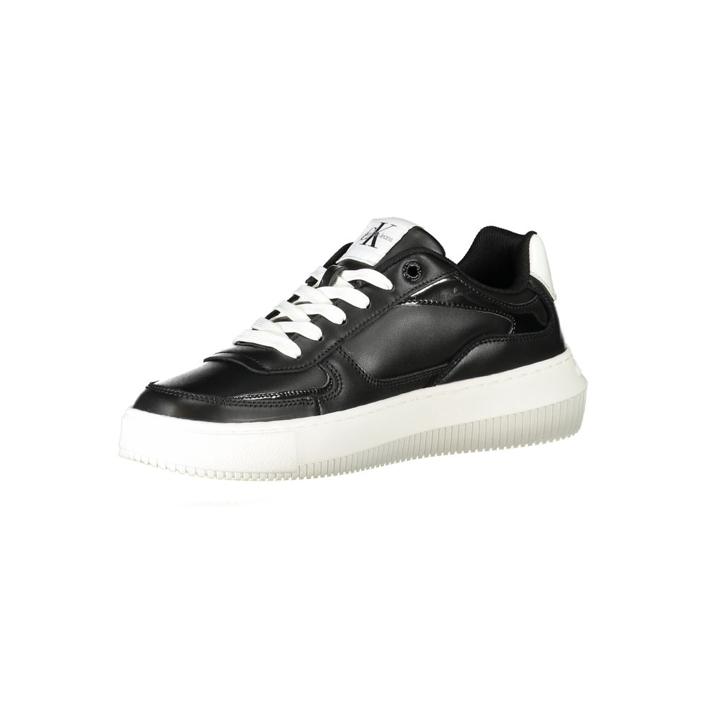 Calvin Klein Black Polyurethane Women's Sneaker