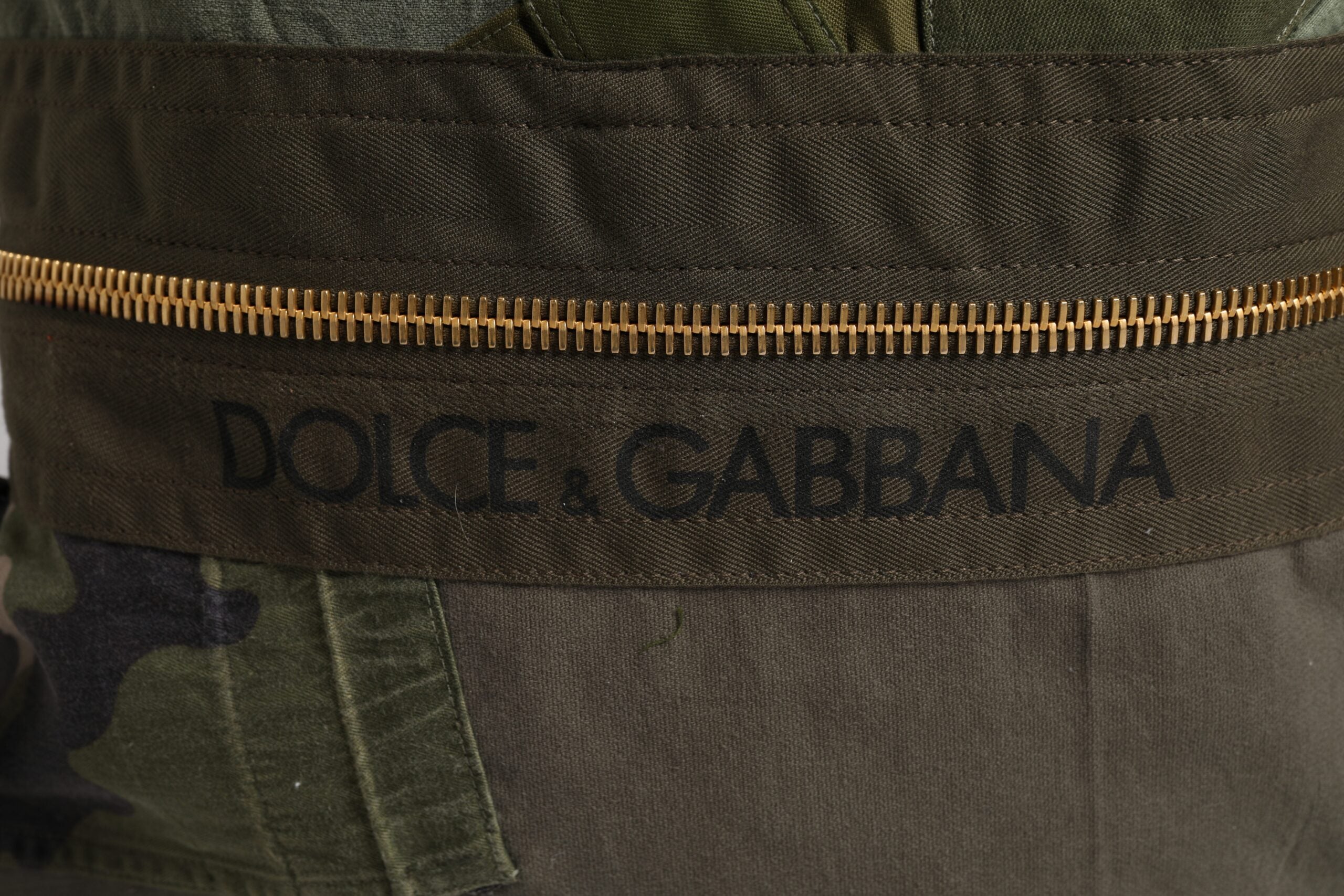 Dolce & Gabbana Legergroene Patchwork Rugzak