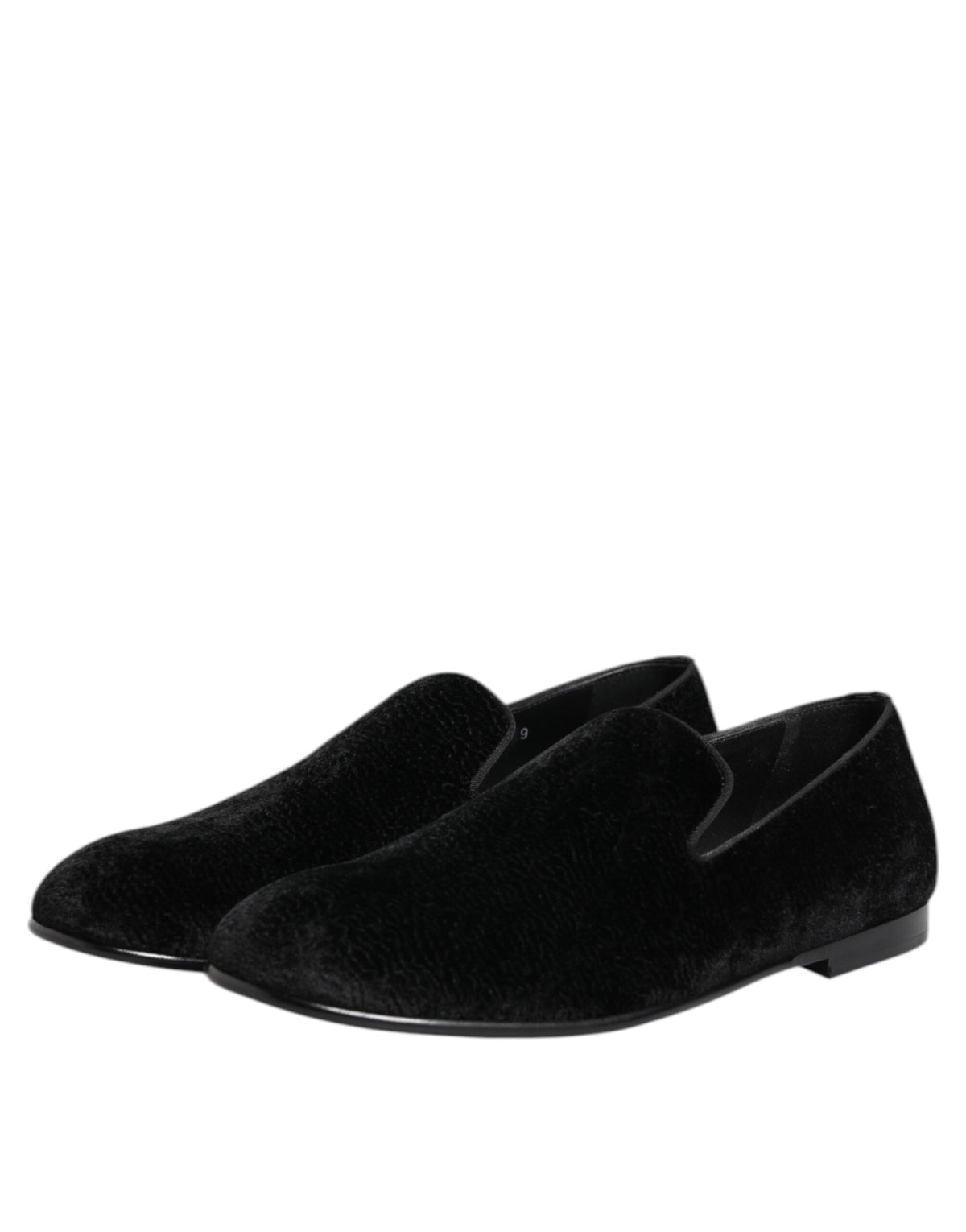 Dolce & Gabbana Zwarte Jacquard Loafers Nette Heren Jurkschoenen