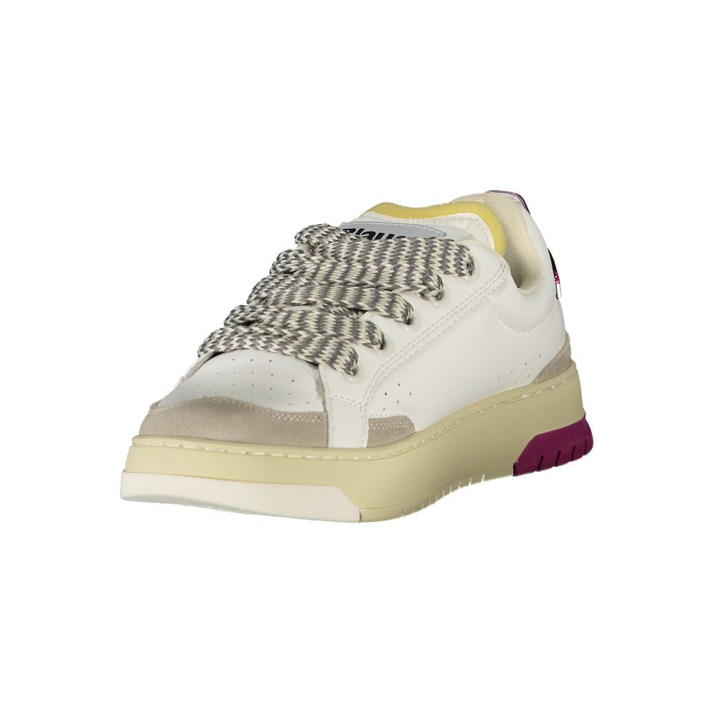 Blauer White Polyurethane Women's Sneaker