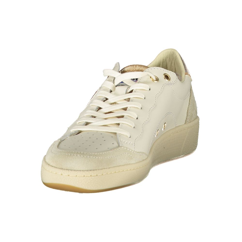 Blauer White Leather Women's Sneaker