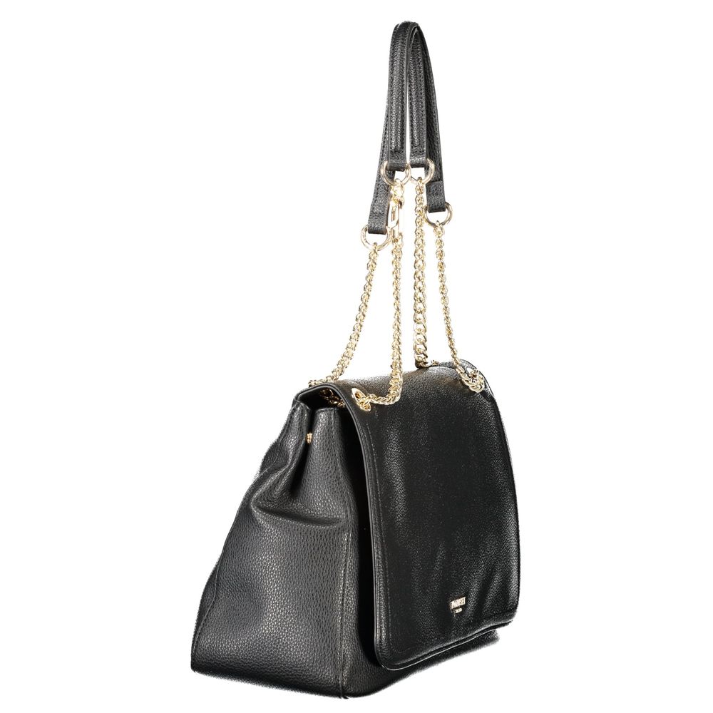 Twinset Black Polyurethane Women's Shoulder Bag