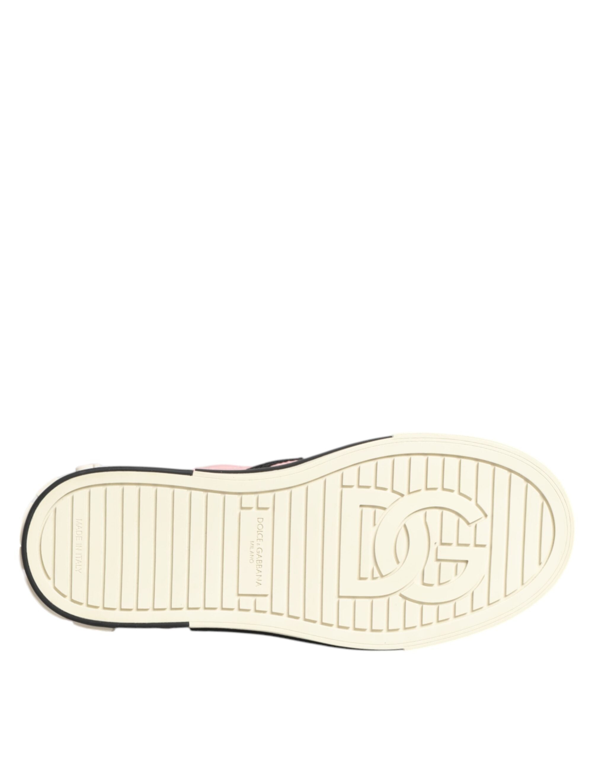 Dolce & Gabbana Roze Gewatteerde Nylon Slip-On Sneaker Schoenen