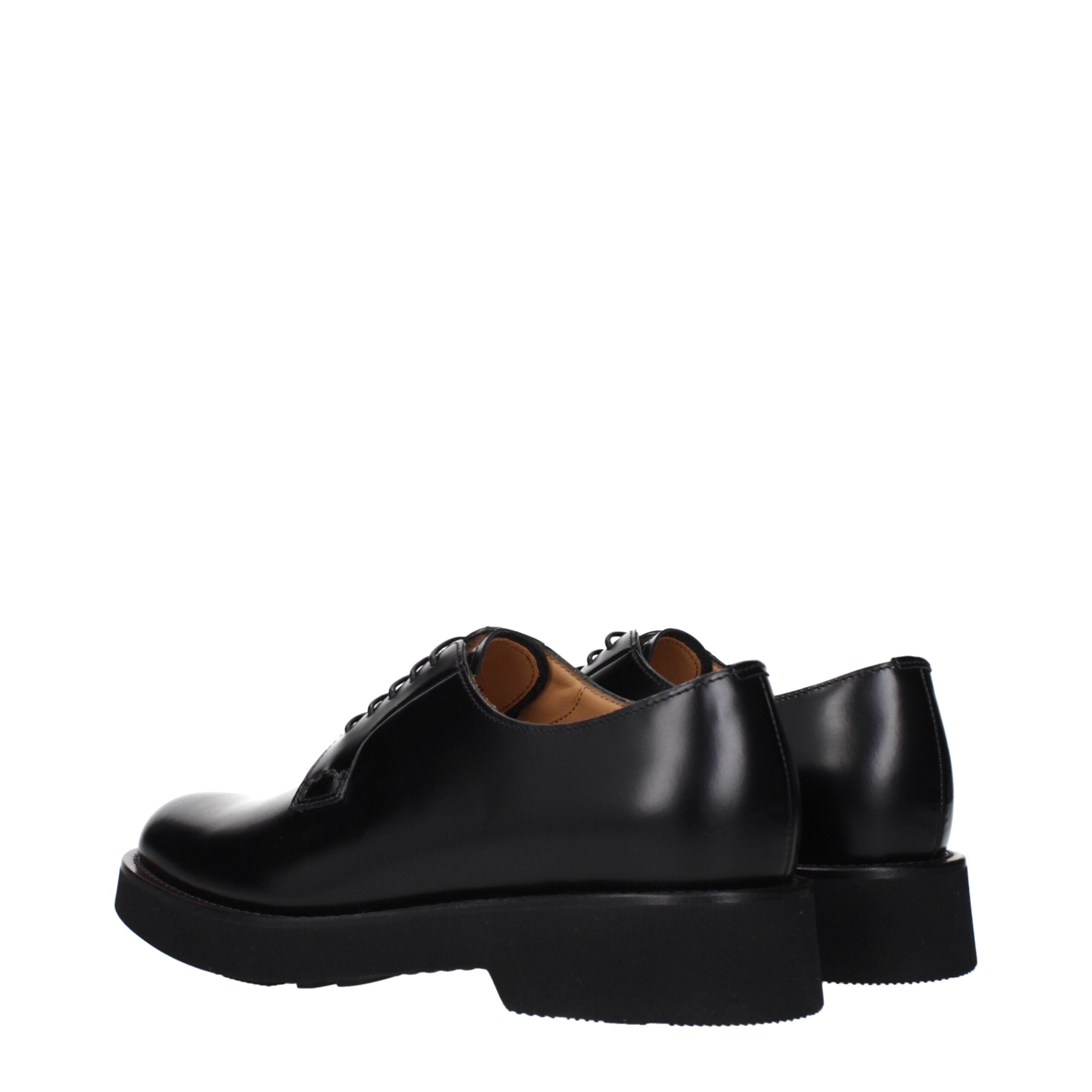 Church's zwarte leren oxfords en derbies