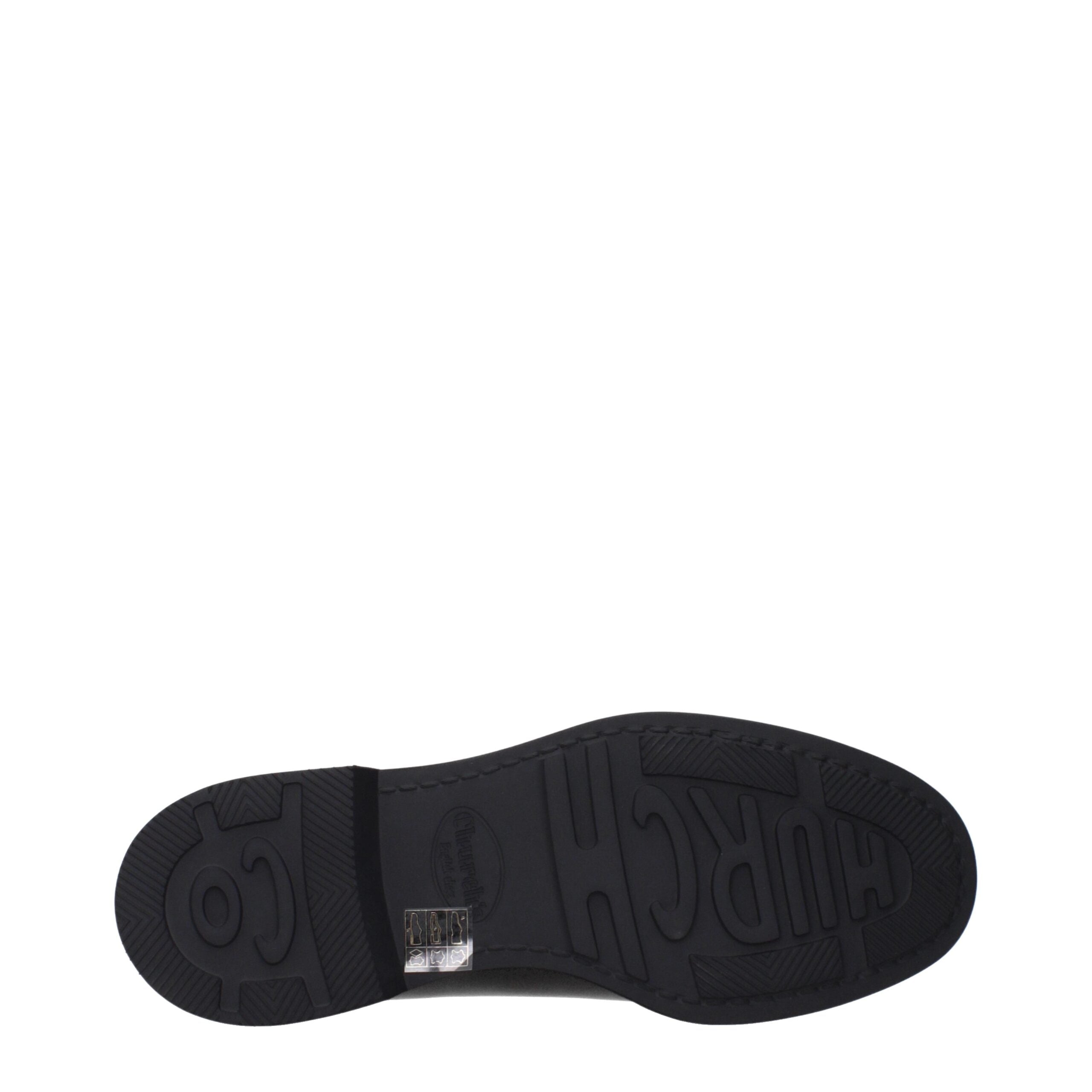 Church's zwarte leren oxfords en derbies