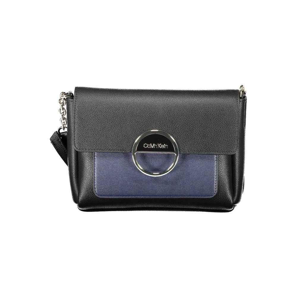Calvin Klein Black Polyurethane Women's Shoulder Bag