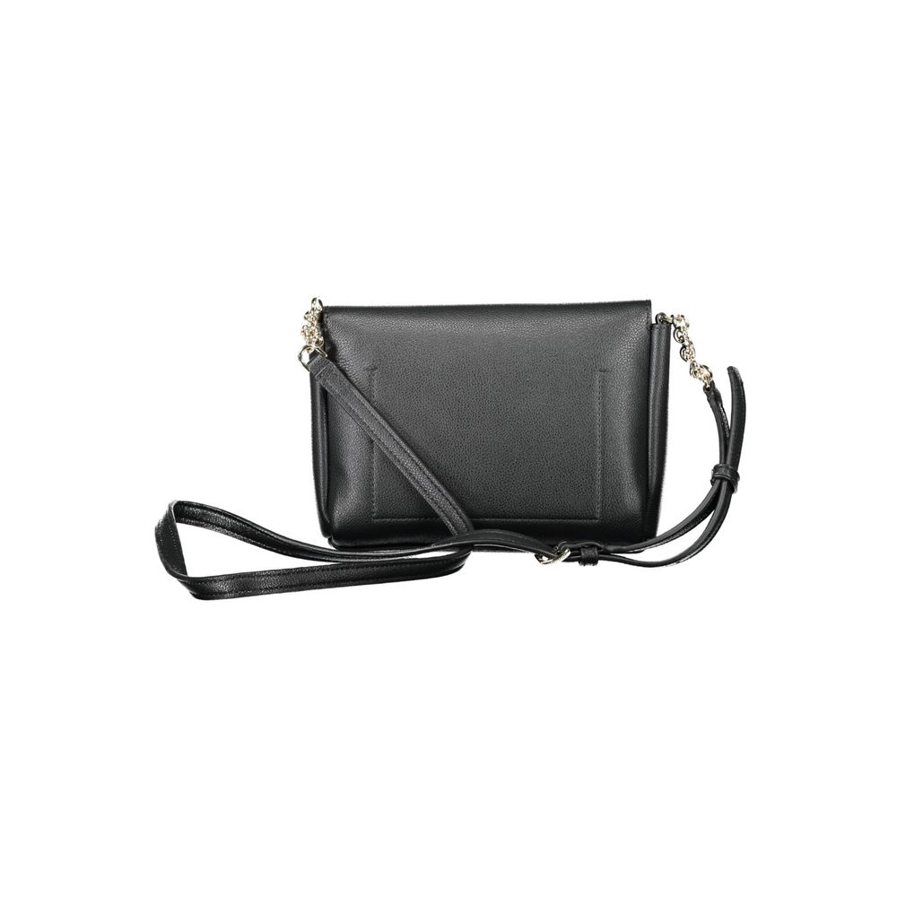 Calvin Klein Black Polyurethane Women's Shoulder Bag