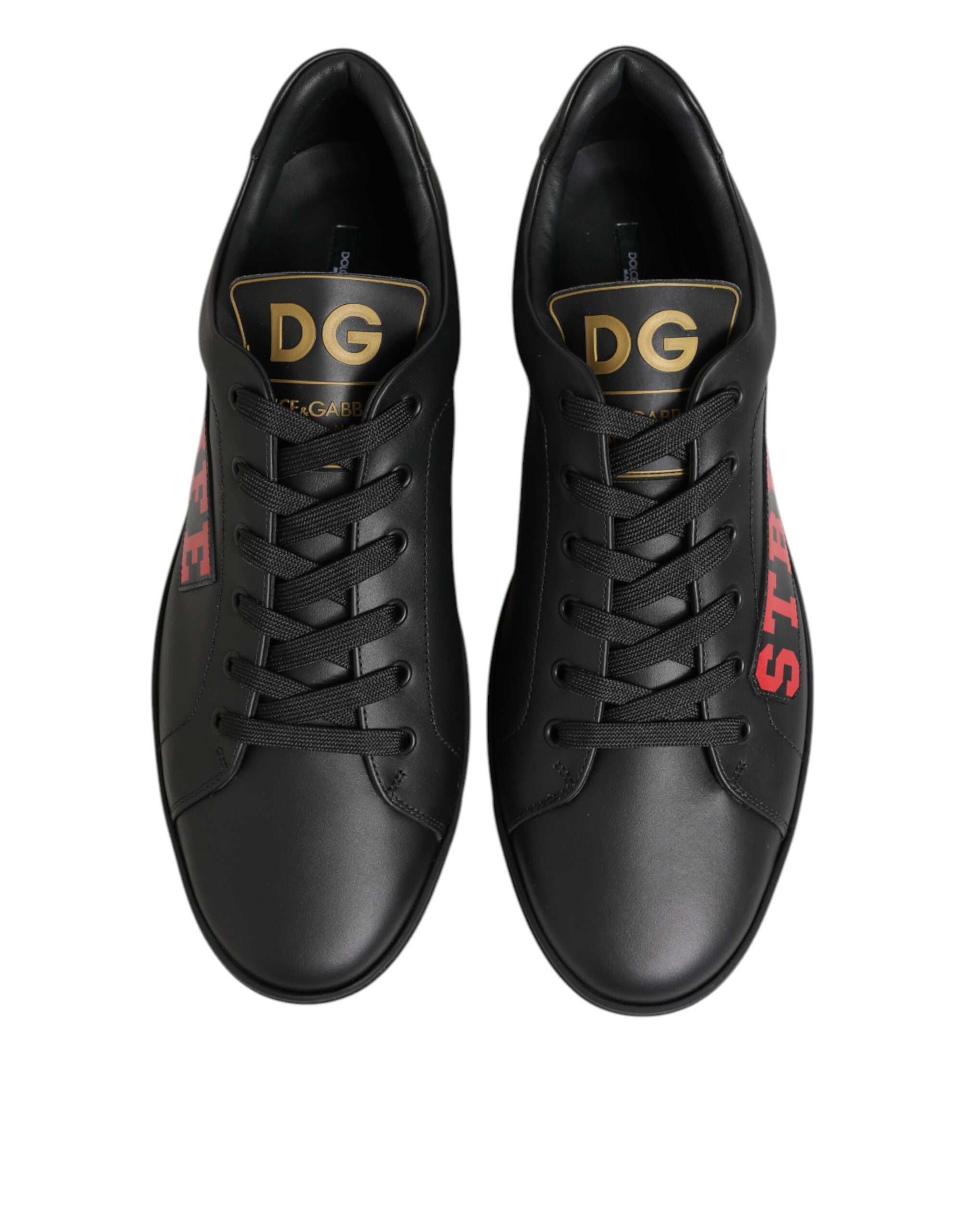 Dolce & Gabbana Black Street Life Low Top Men's Sneakers