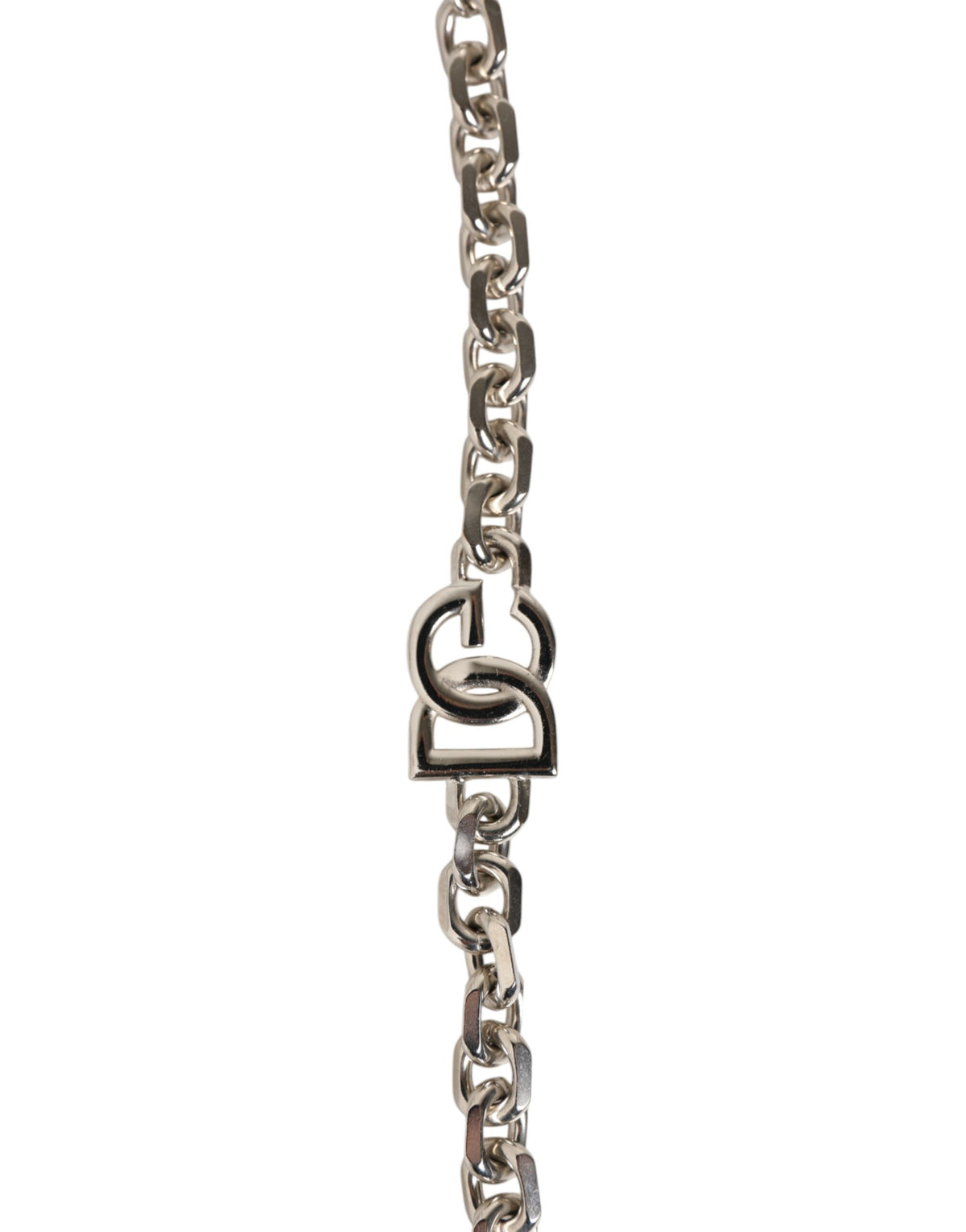 Dolce & Gabbana Zwart Leren Parel Ketting Tas Accessoire Schouderband