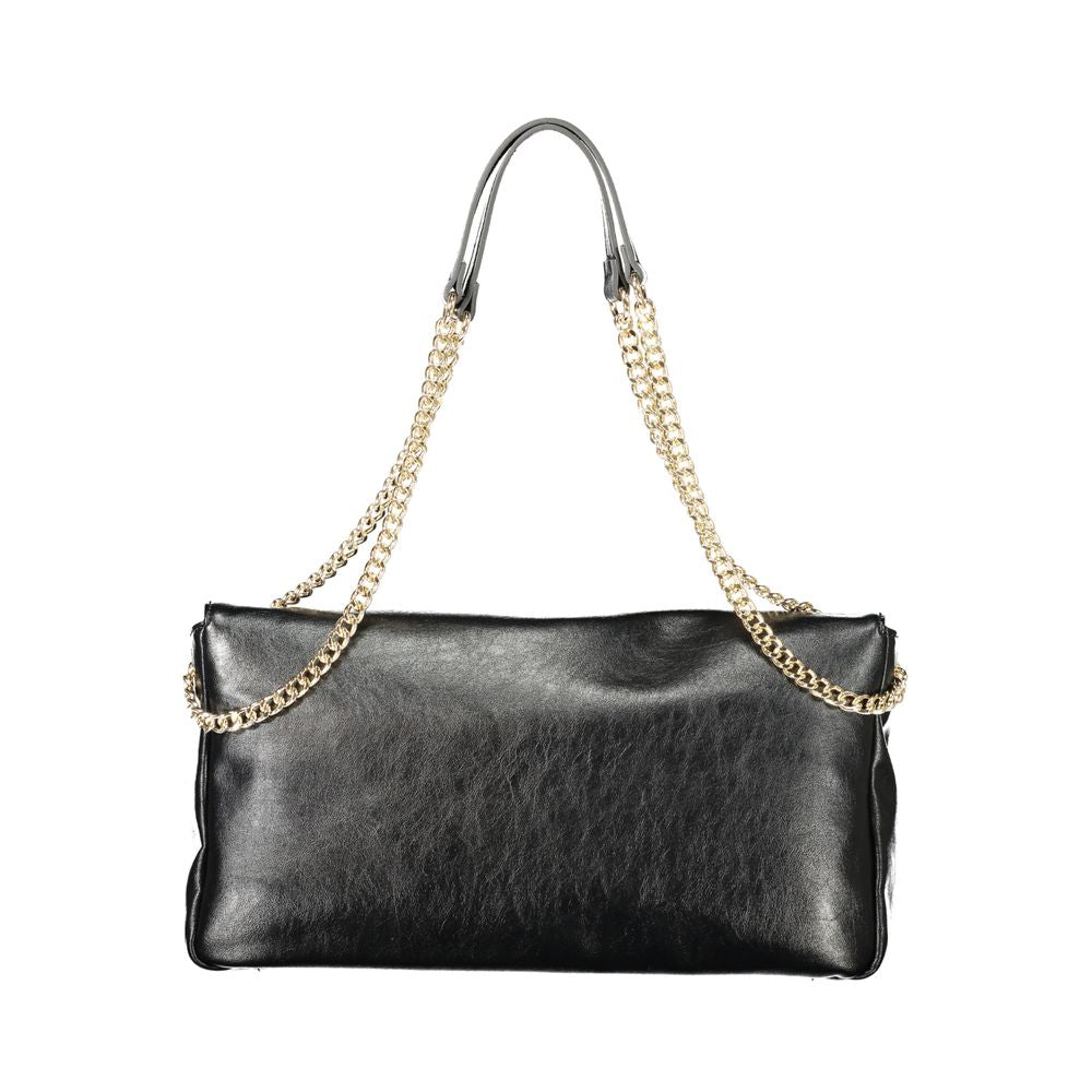 Twinset Black Polyurethane Women's Shoulder Bag