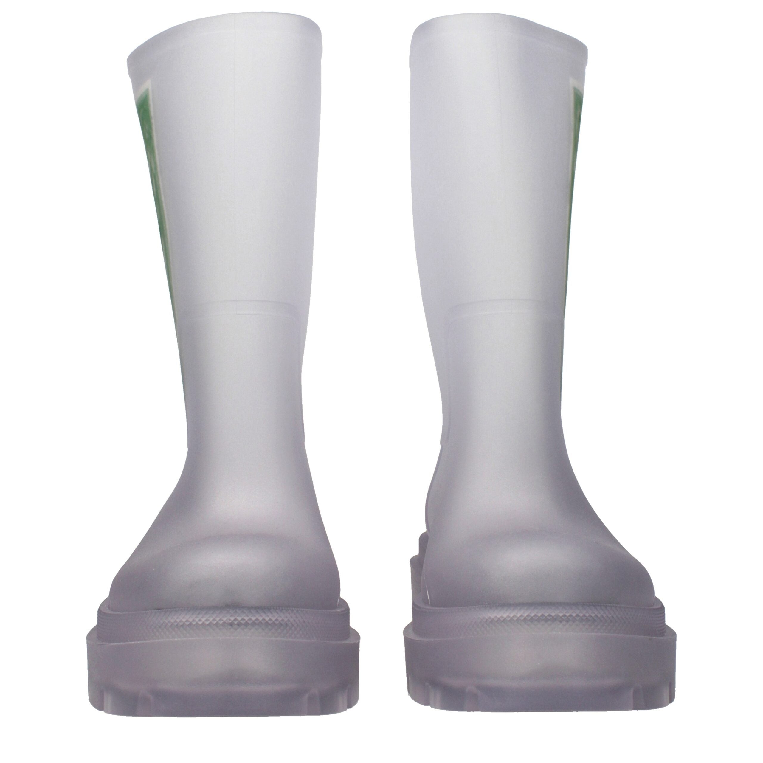 Off-White Transparante Pvc Enkellaarzen