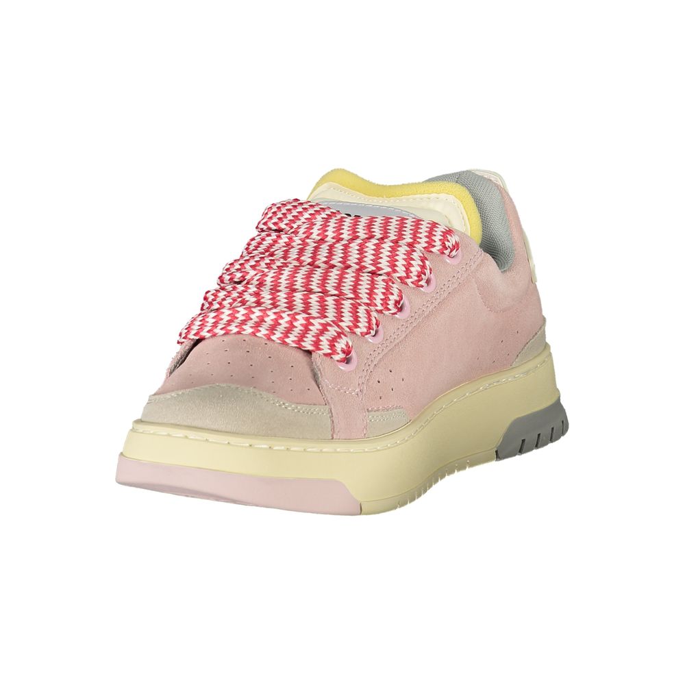 Blue Pink Polyurethane Women's Sneaker