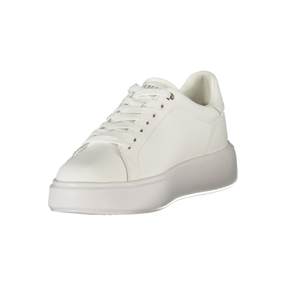 Blauer White Polyurethane Women's Sneaker