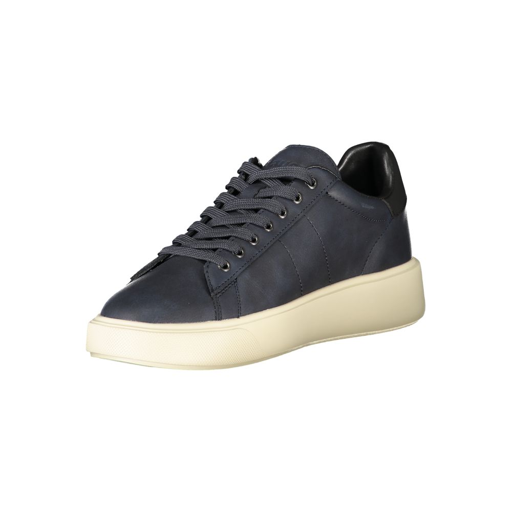 Blauer Blue Polyurethaan Heren Sneaker