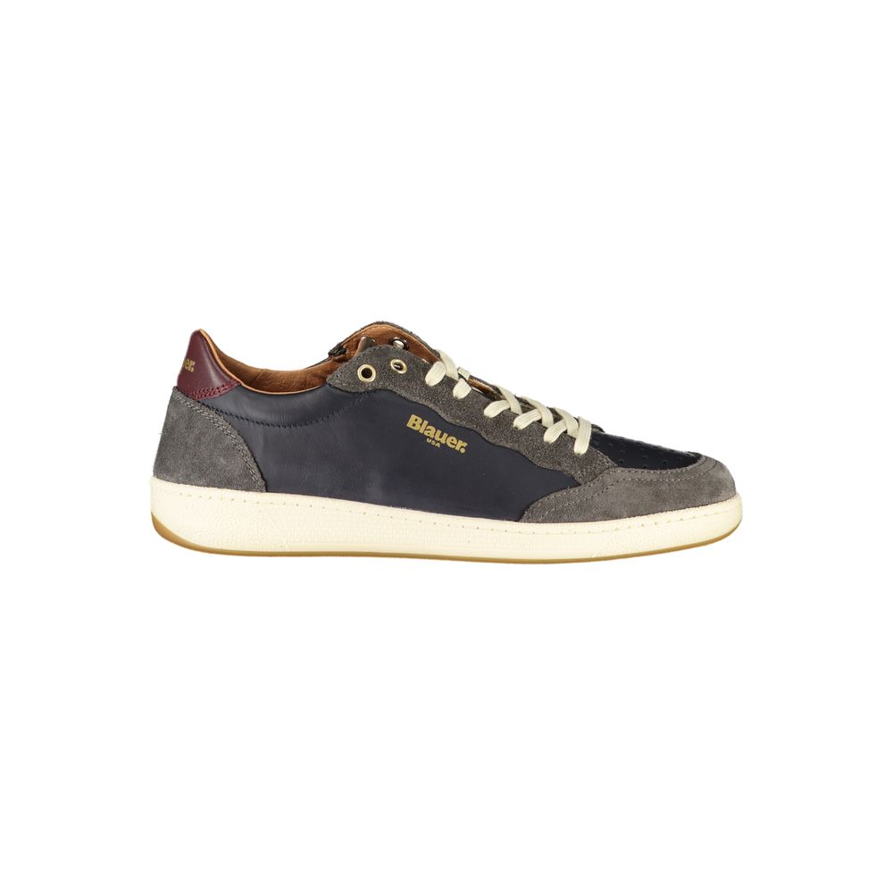 Blauer Blue Leather Men's Sneaker
