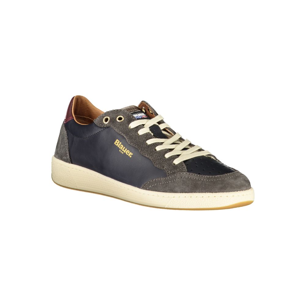 Blauer Blue Leather Men's Sneaker