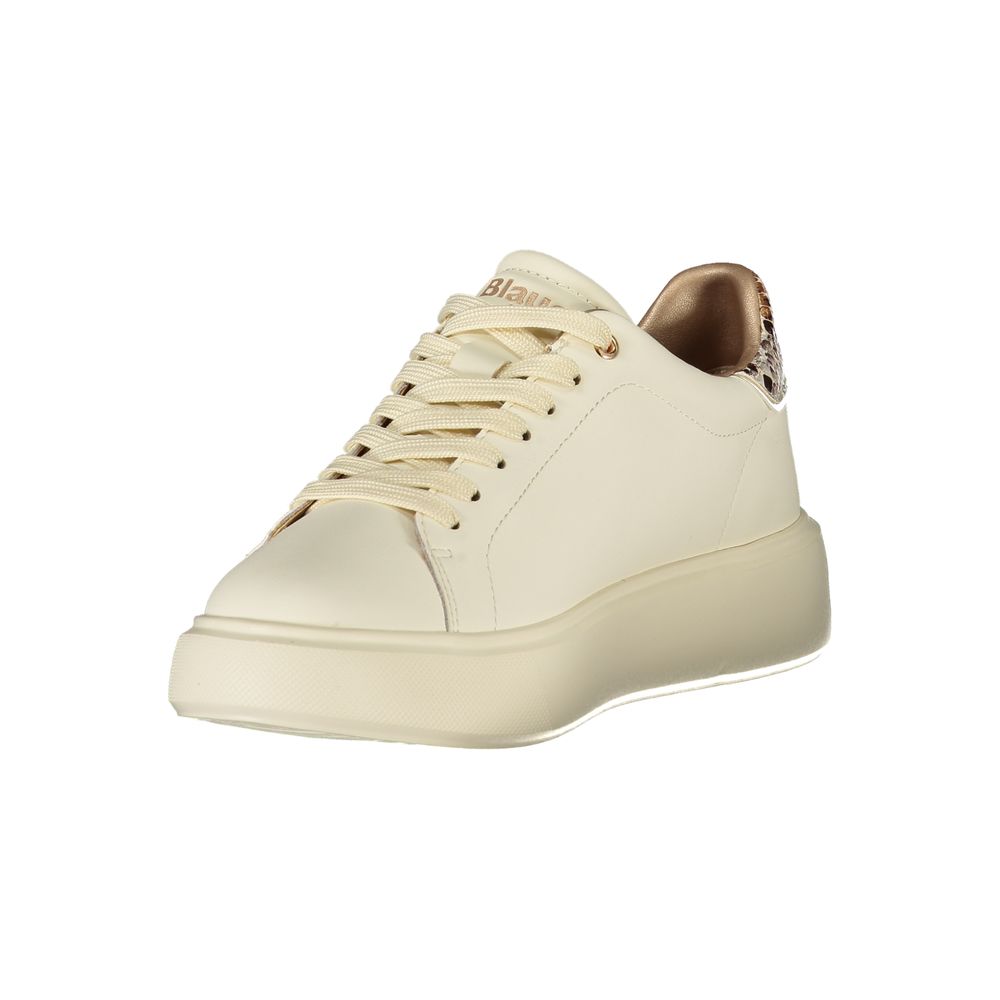 Blauer Beige Polyurethane Women's Sneaker