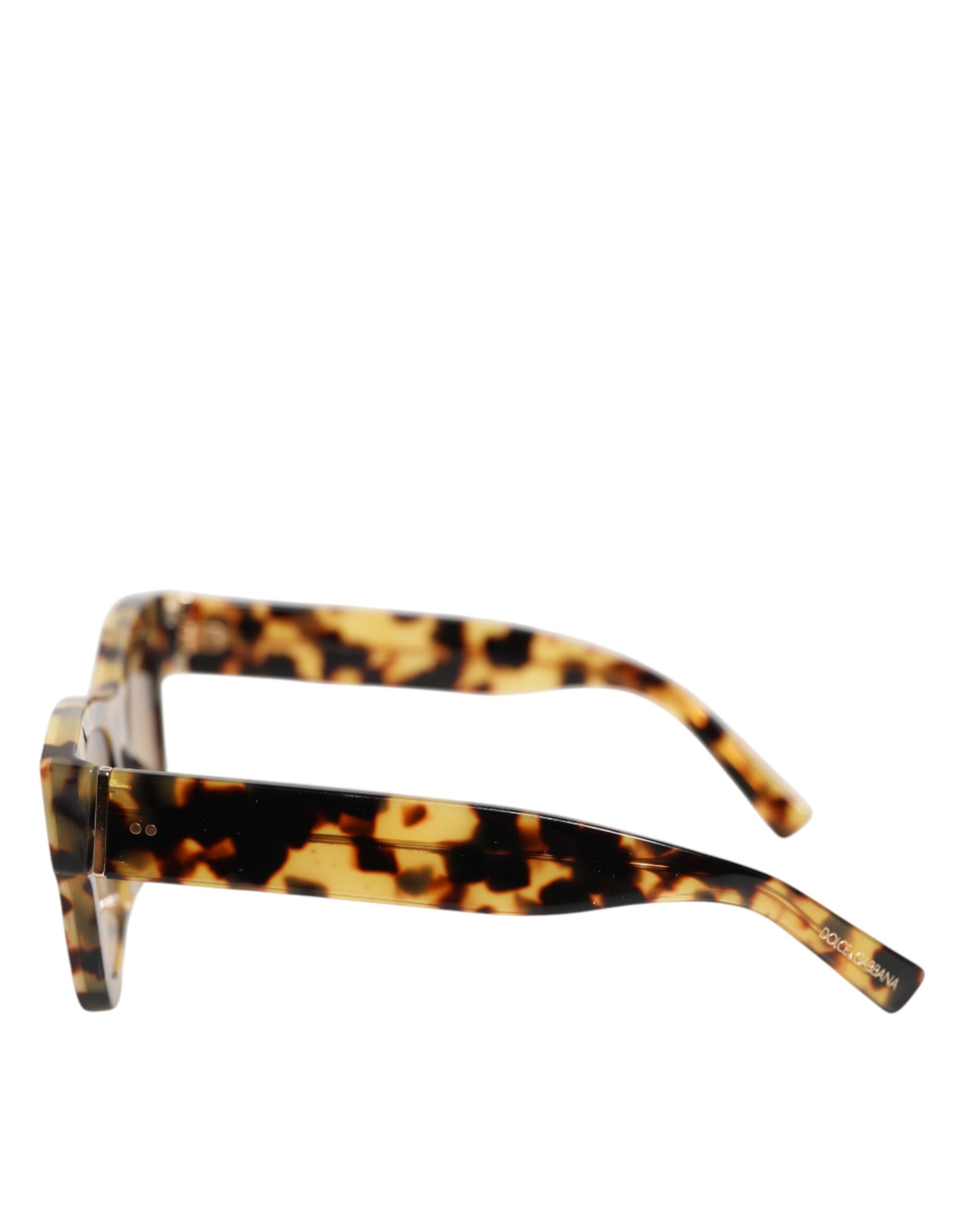 Dolce & Gabbana DG4379F Zonnebril met Wit Schildpadpatroon in Acetaat en Verloopglazen