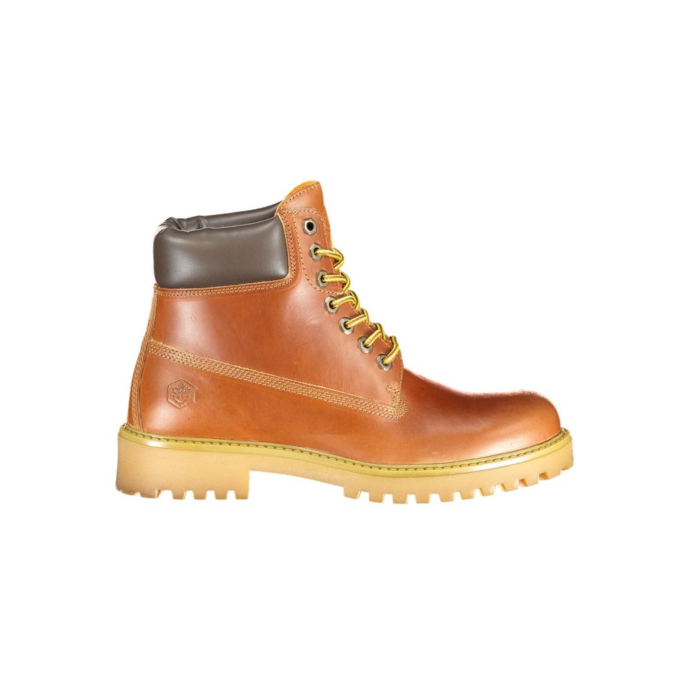 Lumberjack Marrone Leren Heren Sneaker